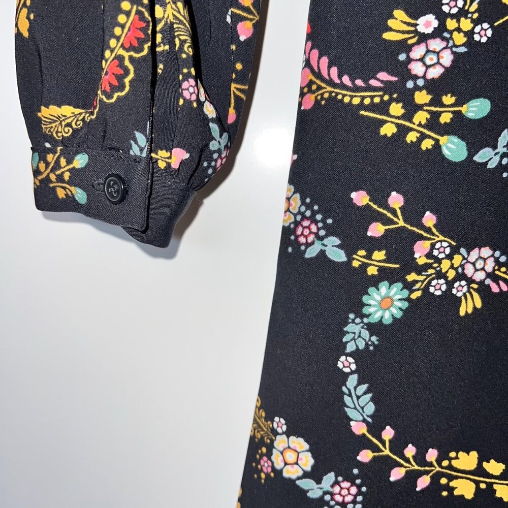 Loft Long Sleeve Floral Dress